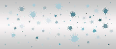 Coronavirus and virus prevention concept. Pandemic outbreak as respiratory syndrome with viral pneumonia symptom.の写真素材