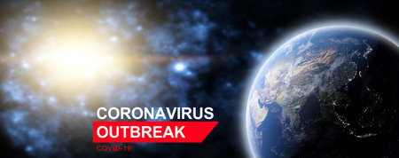 Stop coronavirus and quarantine concept. 3D illustration