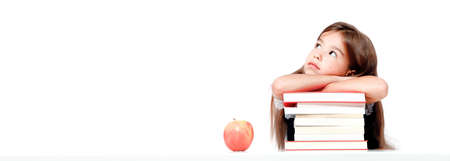 Back to school! Concept of education, reading and learning.の写真素材