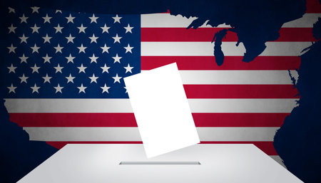 Vote election day in United States of America.