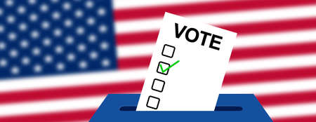 Elections and debates. Every vote matters conceptの写真素材