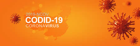 Stop coronavirus and quarantine concept. 3D medical illustrationの写真素材