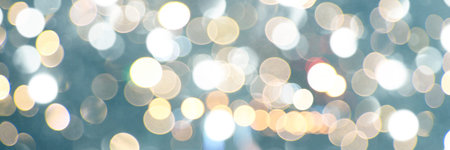 Abstract Christmas twinkled bright bokeh defocused background