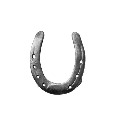 Horseshoe and concept of luck. St. Patricks Day card.の写真素材