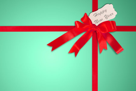Merry christmas and happy new year greeting card.