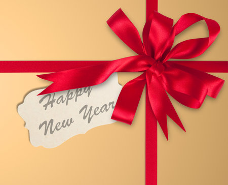 Merry christmas and happy new year greeting card.の写真素材