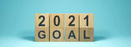 Creative design concept for the new year festival. 3D illustration