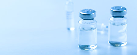 Development and creation of a coronavirus vaccine Covid-19. Vaccine Concept against coronavirus.