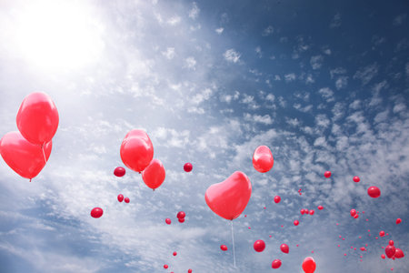 Valentines Day background. Love and Valentine's Day concept. 3d illustration