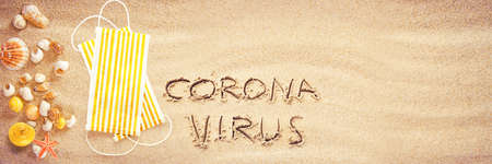 Corona virus outbreak. Travel at pandemic time conceptの写真素材
