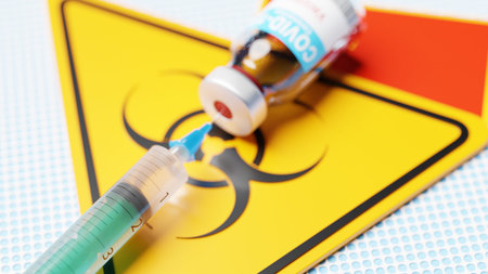 Corona virus outbreak. Epidemic virus protection concept. 3D rendering