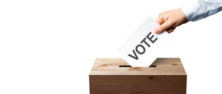 Voting and election concept. Making the right decisionの写真素材