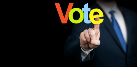 Voting and election concept. Making the right decision