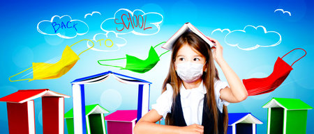 Back to school. Healthcare and education concept.