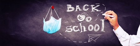 Back to school. Healthcare and education concept.
