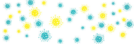 Dangerous corona virus, SARS pandemic risk concept. 3D illustration