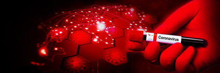 Corona virus outbreak. Epidemic virus protection concept. 3d illustration