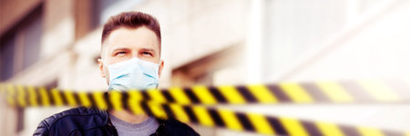 Dangerous corona virus, pandemic risk concept.