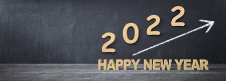 Creative design concept for the new year festival 2022の写真素材