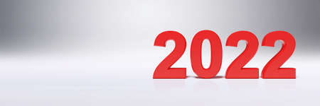 Creative design concept for the new year festival 2022の写真素材