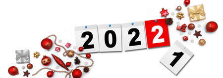 Creative design concept for the new year festival 2022の写真素材