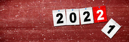 Creative design concept for the new year festival 2022の写真素材