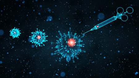 Corona virus outbreak. Epidemic virus protection concept. 3D rendering