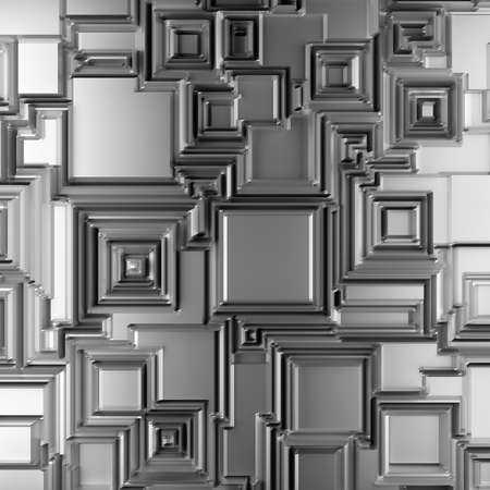 Abstract industrial background and stainless steel texture. 3d renderingの写真素材