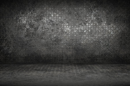 Steel textured metal sheet with heavy rust. 3d illustrationの写真素材