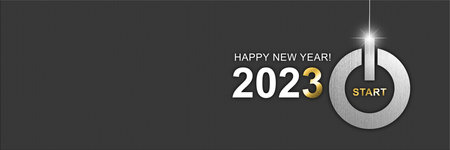 Creative design concept for the new year festival 2023の写真素材
