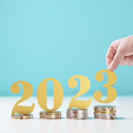 Creative design concept for the new year festival 2023.