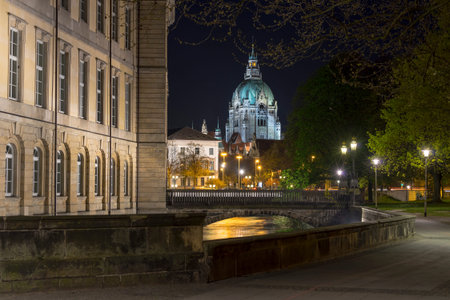 Leineschloss in Hannover, Germanyの写真素材