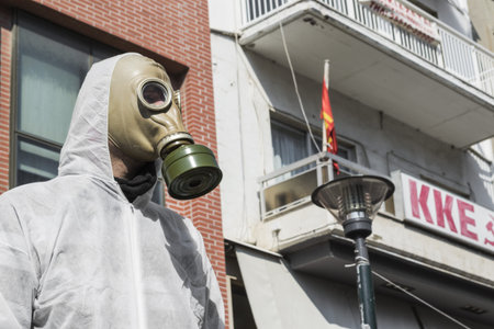 ALEXANDROUPOLIS, GREECE - MARCH 4: Massive forward against gold mining and environmental pollution, on March 4, 2013 in Alexandroupolis, Evros, Greece.のeditorial素材