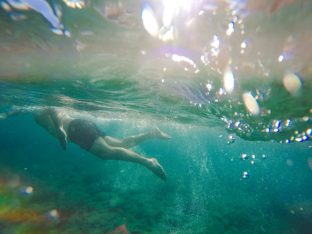 Underwaterの写真素材