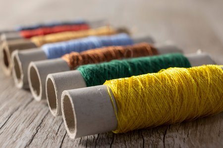 threads and needles. Items for Creativity and Crafts, Sewing Accessories.