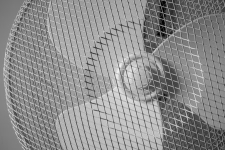 Metal Electric Fan. Air Conditioner Fan.の写真素材