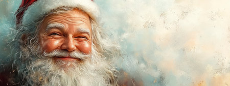 Joyful Santa Claus With a Bright Smile Enjoys the Festive Spirit During the Holiday Seasonの素材