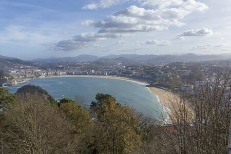 From the top of Igeldo mountainの写真素材