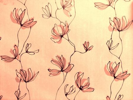 Abstract flower wall paperの素材