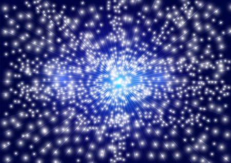 Abstract flare background technology concept on blue background. Illustration vector EPS 10.のイラスト素材