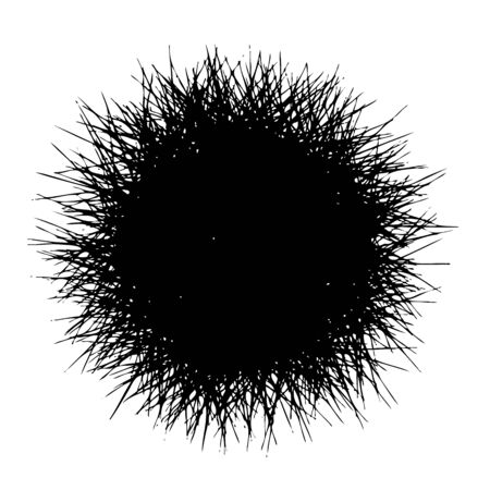 abstract circle hand draw by crayon use for backgroundのイラスト素材
