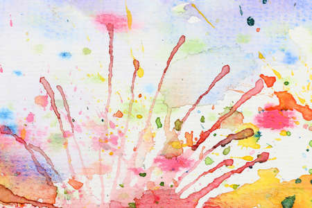 Abstract colorful background,  watercolor backgroundの写真素材
