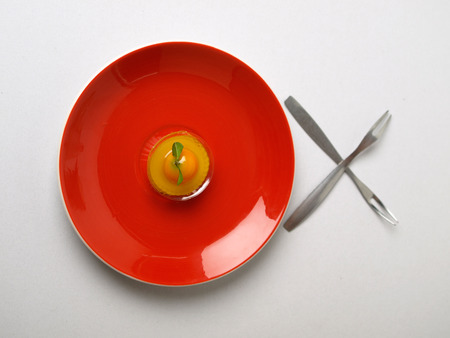 Colorful Coconut jelly Thai dessert with Look Choup , the dessert plated ballsの写真素材