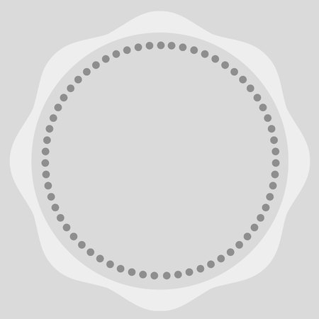 Black and white circle pattern, use as label or logoのイラスト素材