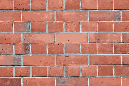 Background of old vintage brick wallのイラスト素材