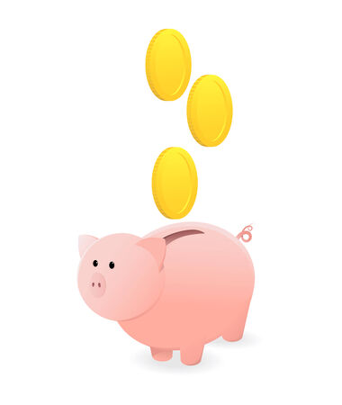 piggy bankのイラスト素材
