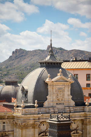 Palacio Consistorial - town hall building in the city centre of Cartagena, Spain.の写真素材
