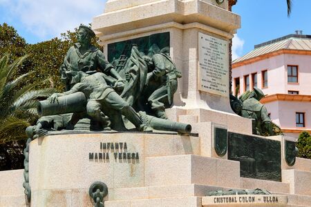 Cartagena, Spain - July 13, 2016: Monument to the Heroes of Cavite and Santiago de Cuba.のeditorial素材