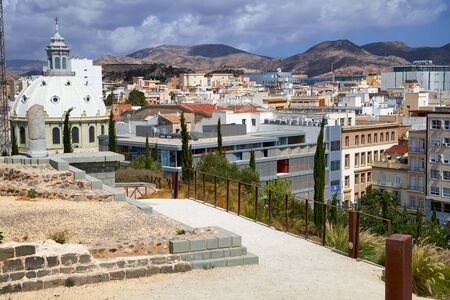 Beautiful views of the city of Cartagena city, region of Murcia, Spainのeditorial素材