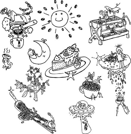 coffeeのイラスト素材